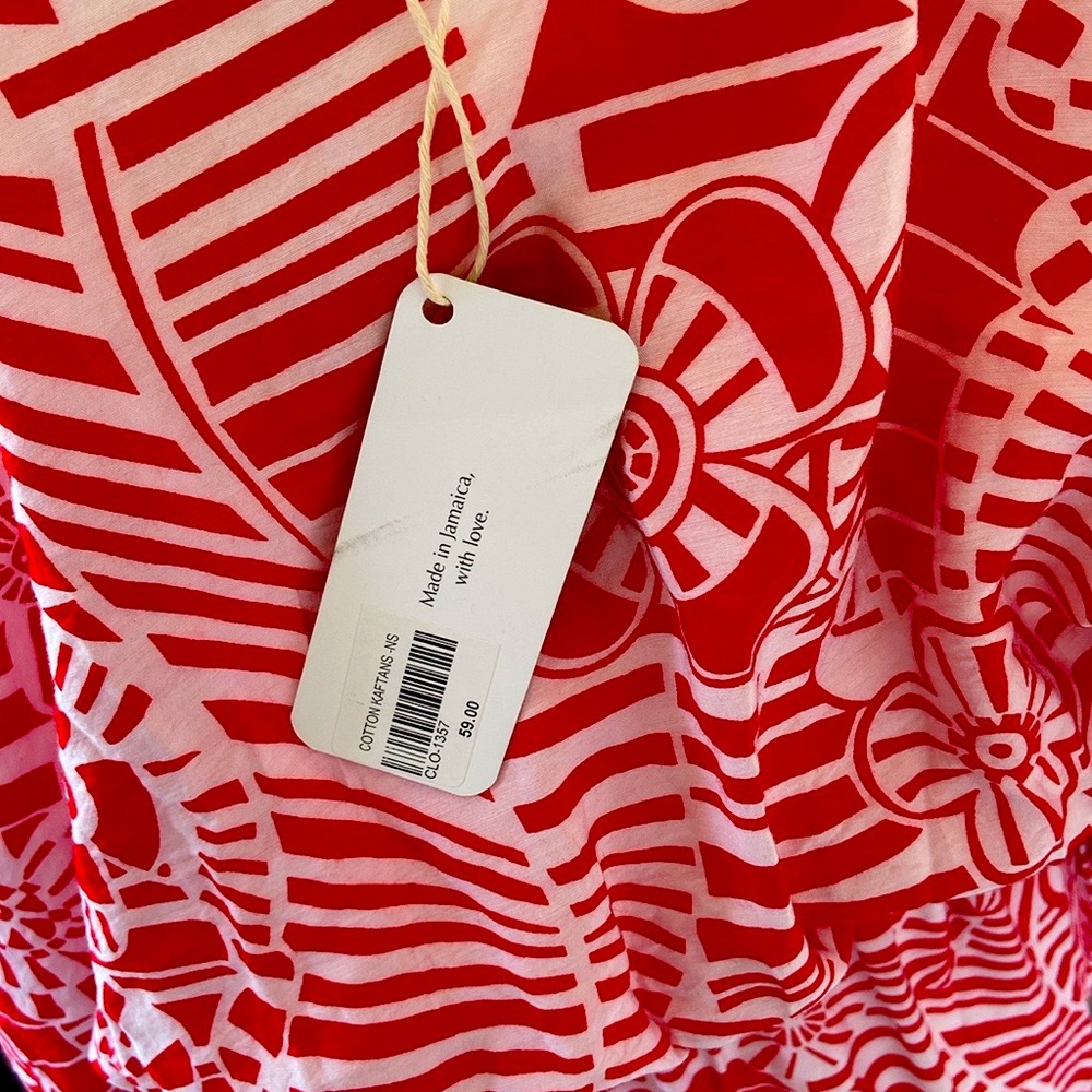 sugar lips long kaftan or beach cover up